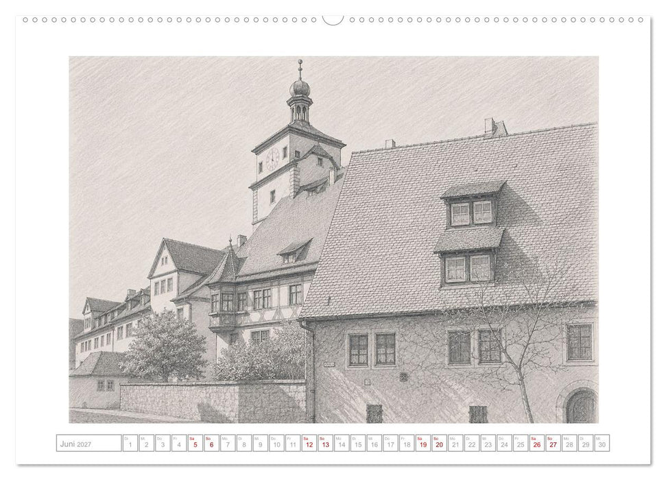 Idyllisches Rothenburg ob der Tauber (CALVENDO Wandkalender 2027)
