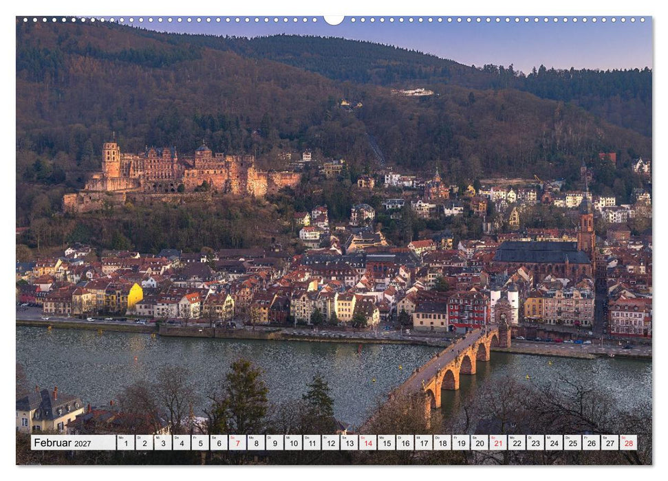 Heidelberg - Die romantische Stadt am Fluss (CALVENDO Premium Wandkalender 2027)