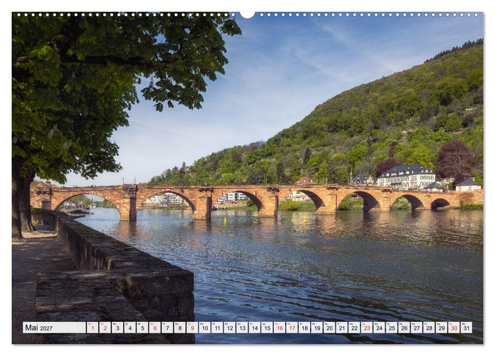 Heidelberg - Die romantische Stadt am Fluss (CALVENDO Premium Wandkalender 2027)