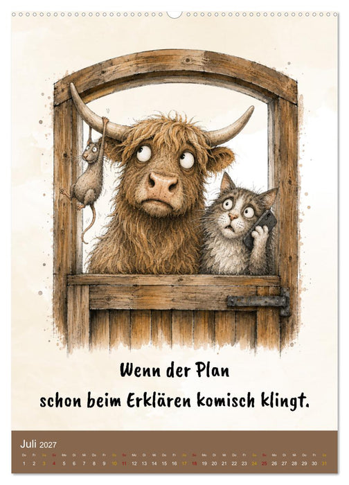 Fotoshooting auf dem Bauernhof (CALVENDO Premium Wandkalender 2027)