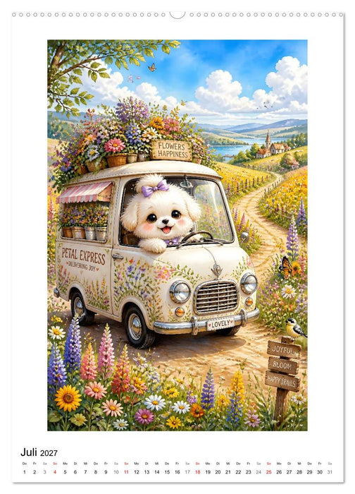 Flauschige Abenteuer (CALVENDO Premium Wandkalender 2027)