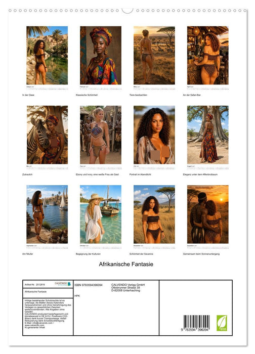 Afrikanische Fantasie (CALVENDO Premium Wandkalender 2027)