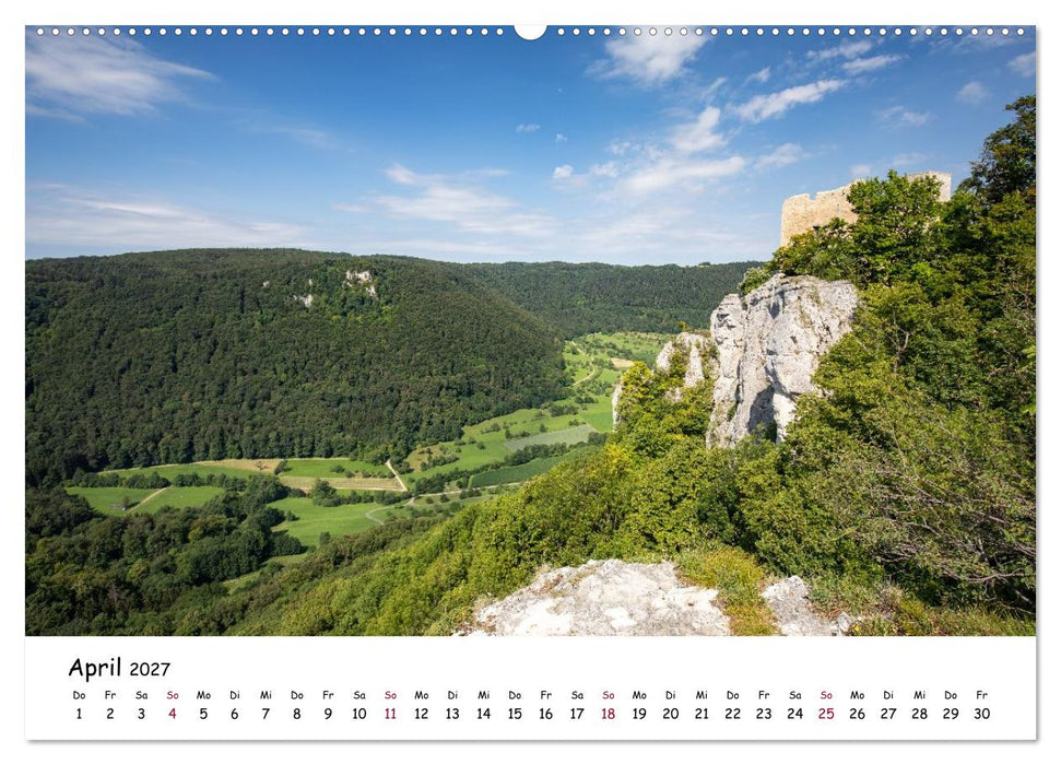 Spuren aus Stein: Ruinen im Schwarzwald und auf der Alb (CALVENDO Premium Wandkalender 2027)