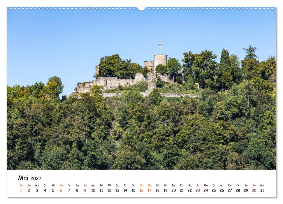 Spuren aus Stein: Ruinen im Schwarzwald und auf der Alb (CALVENDO Premium Wandkalender 2027)