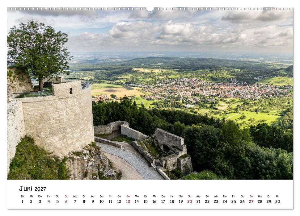 Spuren aus Stein: Ruinen im Schwarzwald und auf der Alb (CALVENDO Premium Wandkalender 2027)