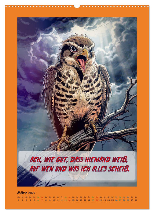 Frech wie Kuckuck (CALVENDO Wandkalender 2027)