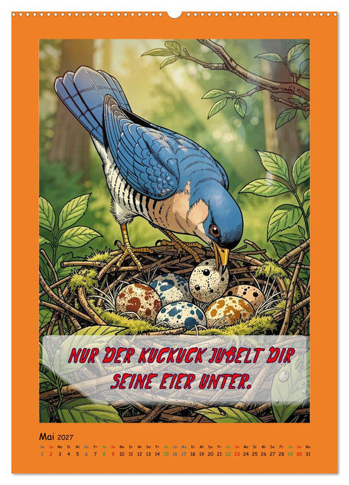 Frech wie Kuckuck (CALVENDO Wandkalender 2027)