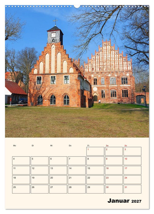 Jüterbog - Backstein und Türme (CALVENDO Wandkalender 2027)