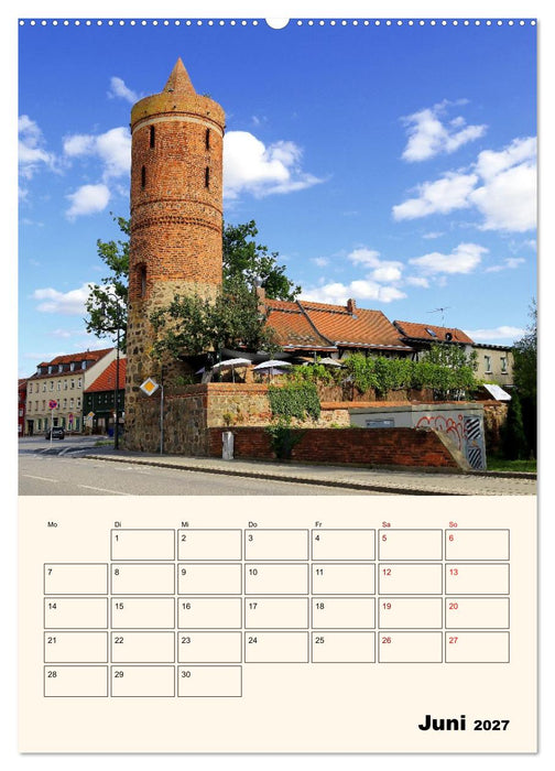 Jüterbog - Backstein und Türme (CALVENDO Wandkalender 2027)