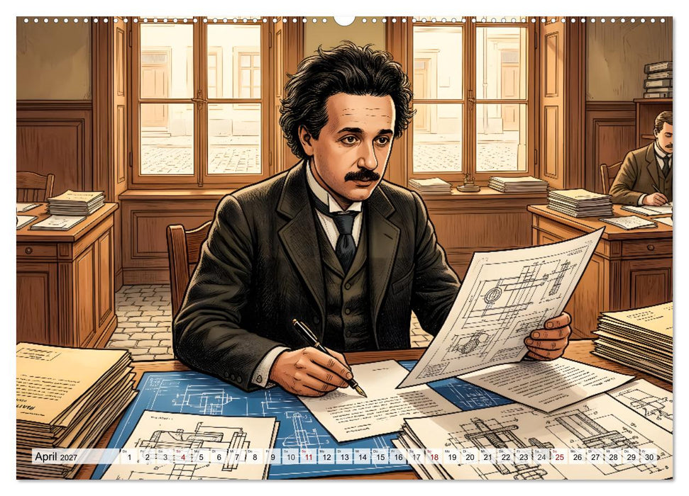 Albert Einstein – Das Jahrhundertgenie (CALVENDO Wandkalender 2027)
