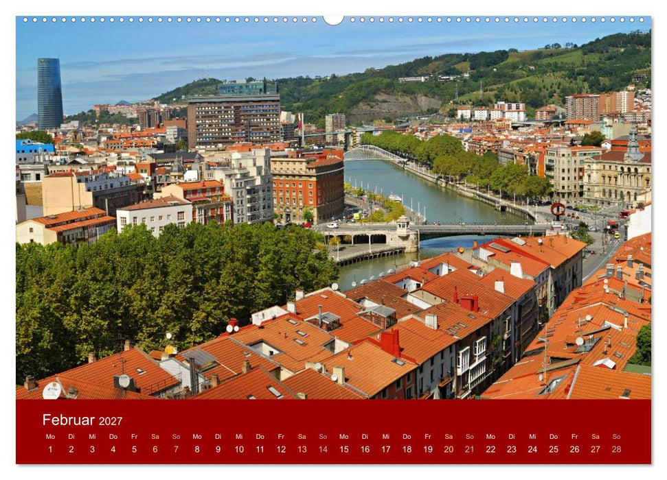 Spanische Provinzen - Baskenland (CALVENDO Wandkalender 2027)