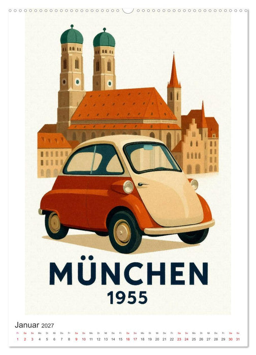 Stadtbilder und Straßenlegenden (CALVENDO Premium Wandkalender 2027)