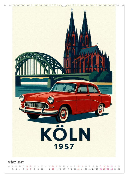 Stadtbilder und Straßenlegenden (CALVENDO Premium Wandkalender 2027)