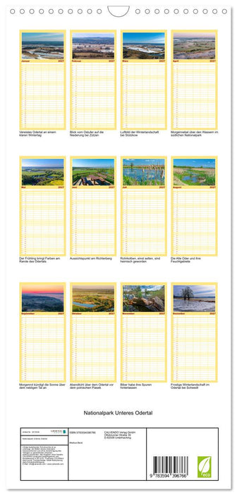 Nationalpark Unteres Odertal (CALVENDO Familienplaner 2027)