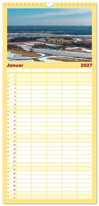 Nationalpark Unteres Odertal (CALVENDO Familienplaner 2027)