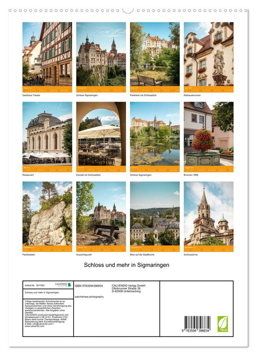 Schloss und mehr in Sigmaringen (CALVENDO Premium Wandkalender 2027)