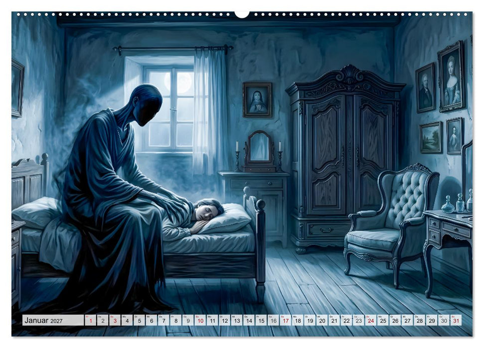 Schattenwesen – Gestalten der Nacht (CALVENDO Premium Wandkalender 2027)