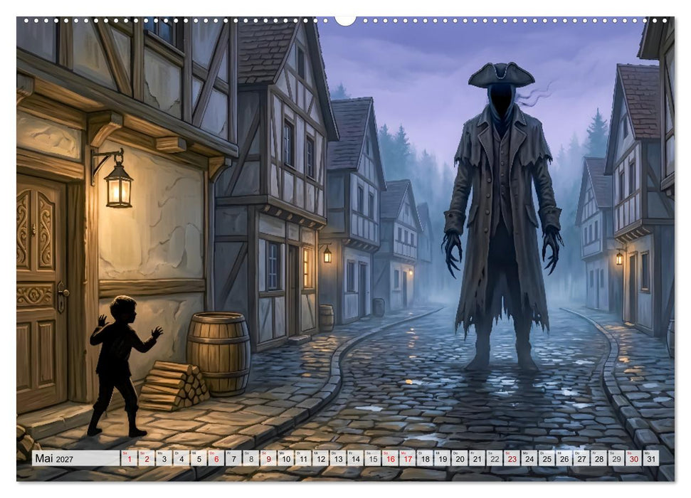 Schattenwesen – Gestalten der Nacht (CALVENDO Premium Wandkalender 2027)