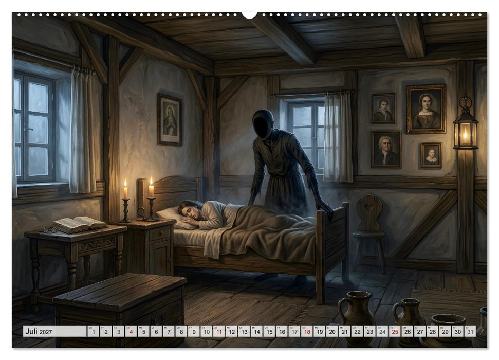 Schattenwesen – Gestalten der Nacht (CALVENDO Premium Wandkalender 2027)