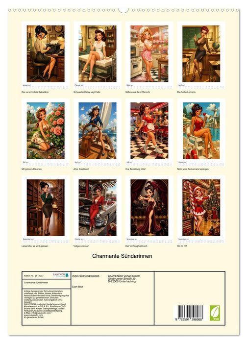 Charmante Sünderinnen (CALVENDO Premium Wandkalender 2027)