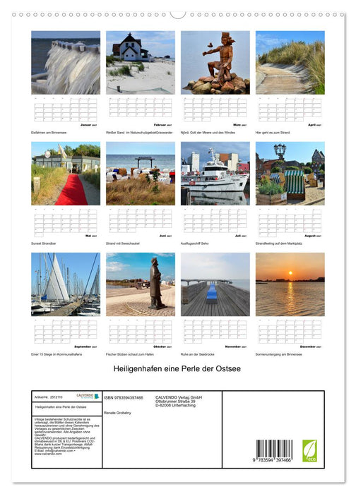Heiligenhafen eine Perle der Ostsee (CALVENDO Premium Wandkalender 2027)
