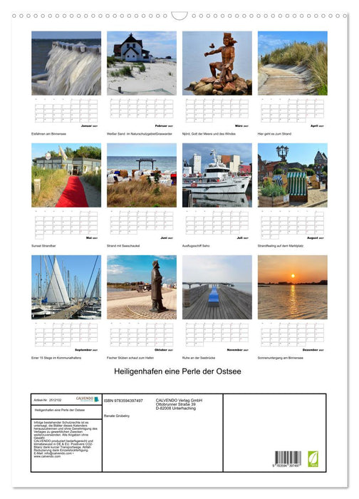 Heiligenhafen eine Perle der Ostsee (CALVENDO Wandkalender 2027)