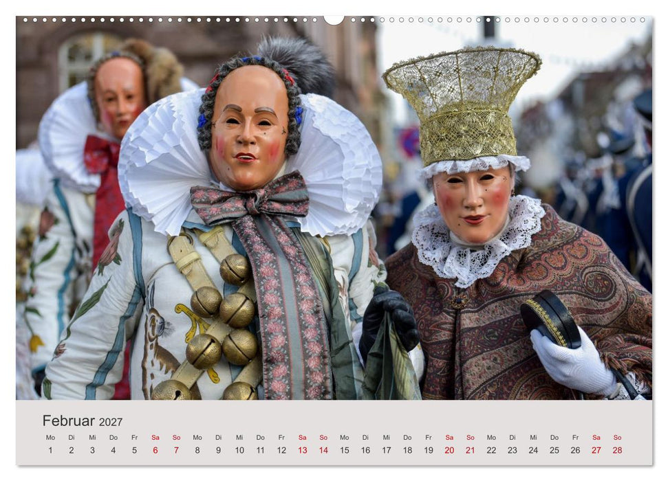 Narri 2027 Bilder der Schwäbisch-Alemannischen Fasnet (CALVENDO Wandkalender 2027)