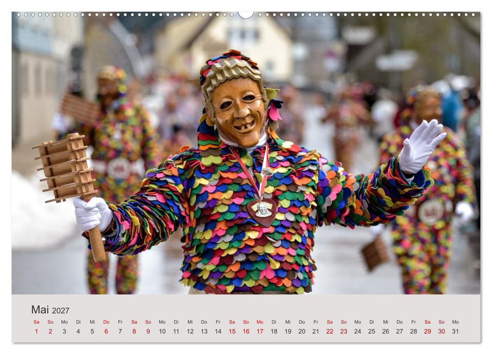 Narri 2027 Bilder der Schwäbisch-Alemannischen Fasnet (CALVENDO Wandkalender 2027)