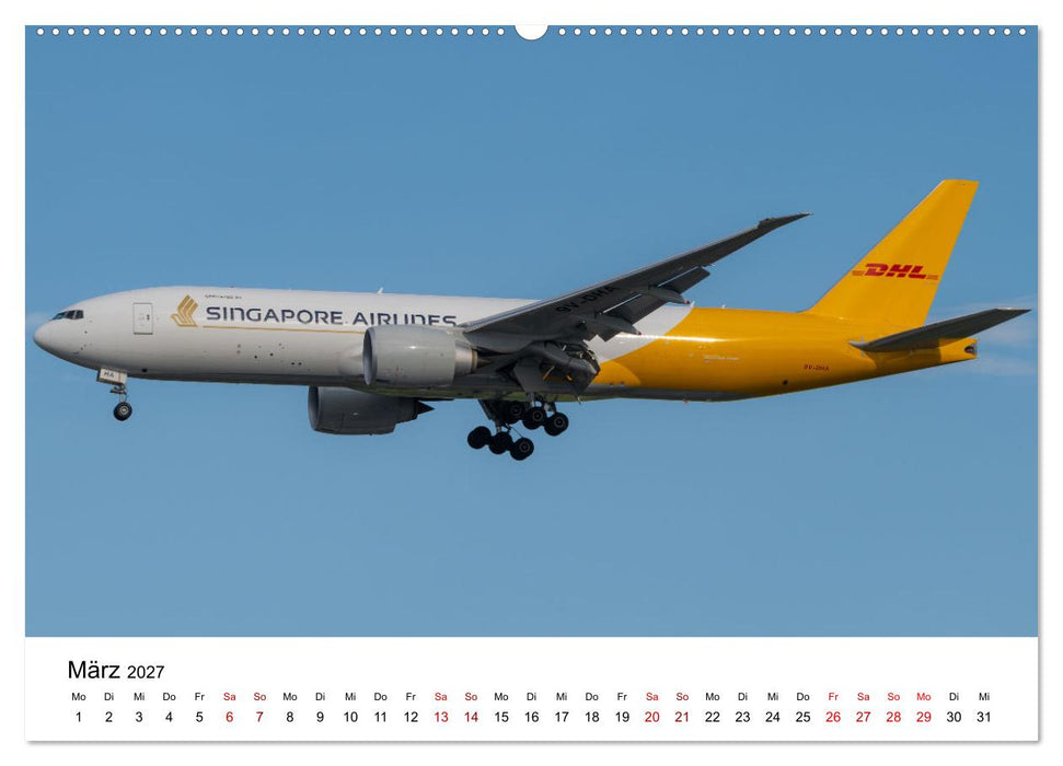 Boeing 777 Die Triple Seven (CALVENDO Premium Wandkalender 2027)
