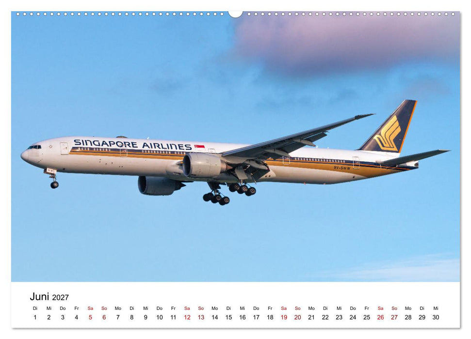 Boeing 777 Die Triple Seven (CALVENDO Premium Wandkalender 2027)