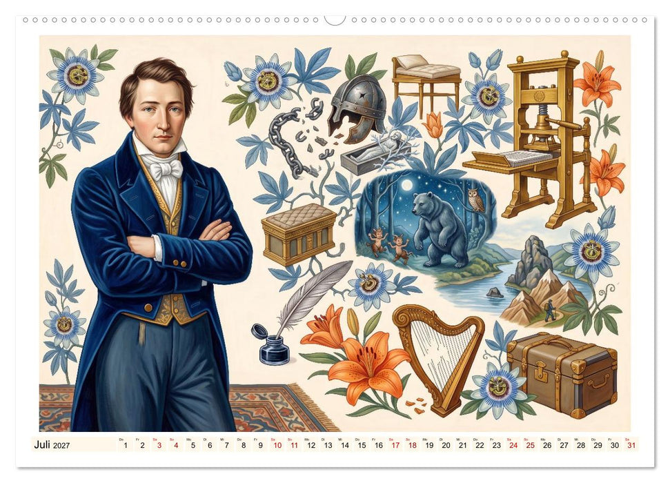 Meister der deutschen Sprache (CALVENDO Premium Wandkalender 2027)