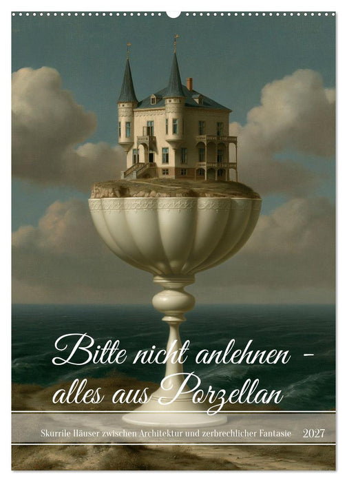 Bitte nicht anlehnen – alles aus Porzellan (CALVENDO Wandkalender 2027)