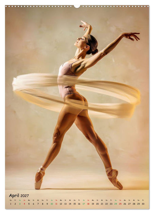 Feine Ballettposen (CALVENDO Premium Wandkalender 2027)