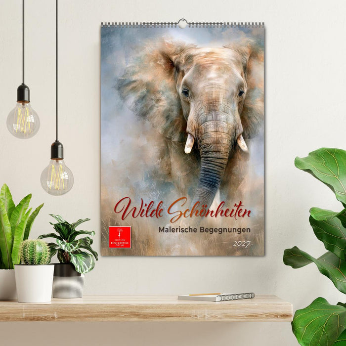 Wilde Schönheiten - Malerische Begegnungen (CALVENDO Wandkalender 2027)