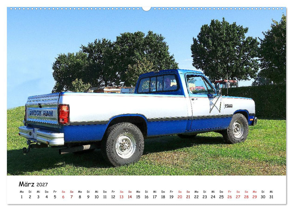American Pickups US-Arbeitstiere (CALVENDO Wandkalender 2027)