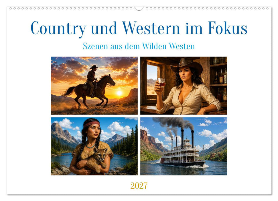 Country und Western im Fokus (CALVENDO Wandkalender 2027)