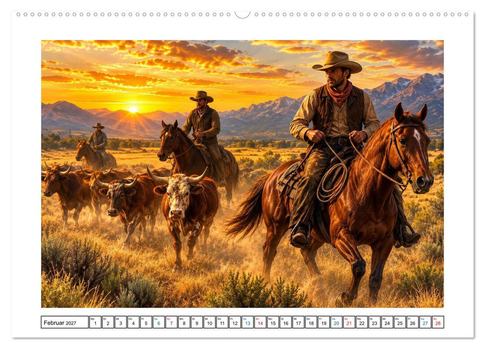 Country und Western im Fokus (CALVENDO Wandkalender 2027)