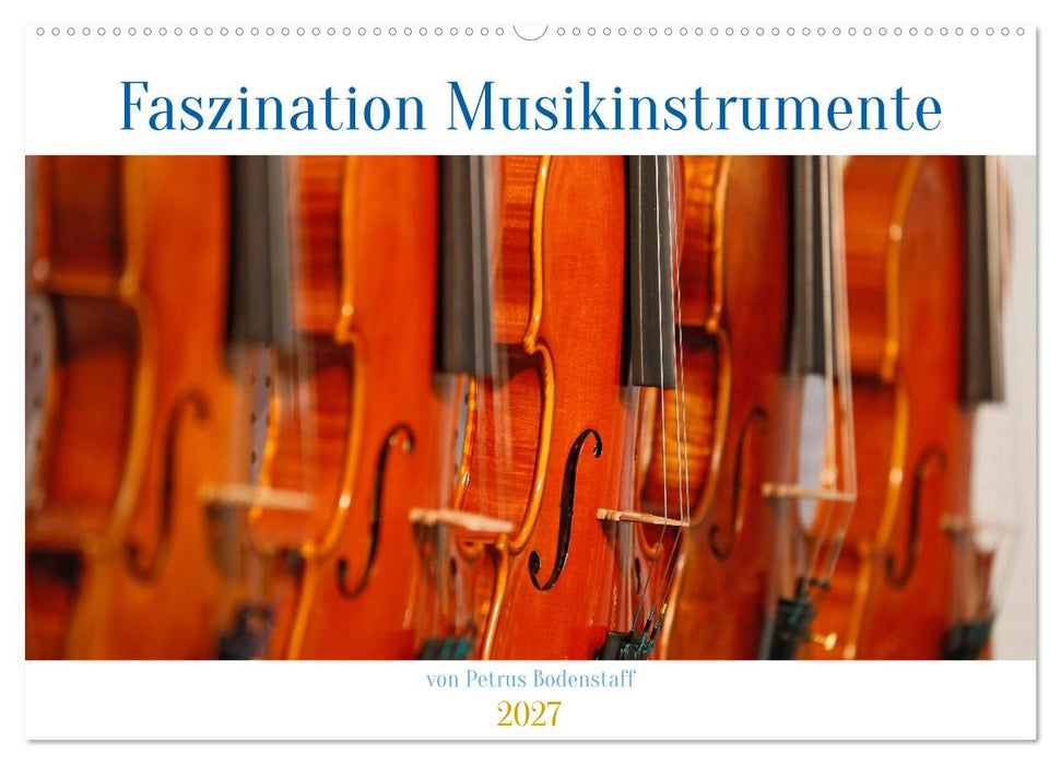Faszination Musikinstrumente (CALVENDO Wandkalender 2027)