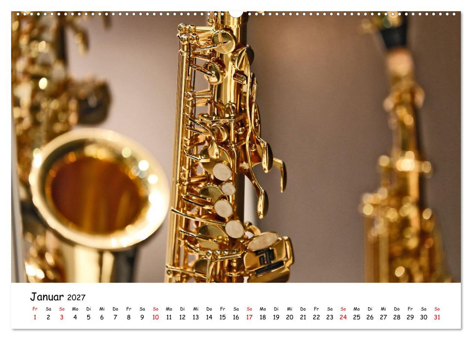 Faszination Musikinstrumente (CALVENDO Wandkalender 2027)