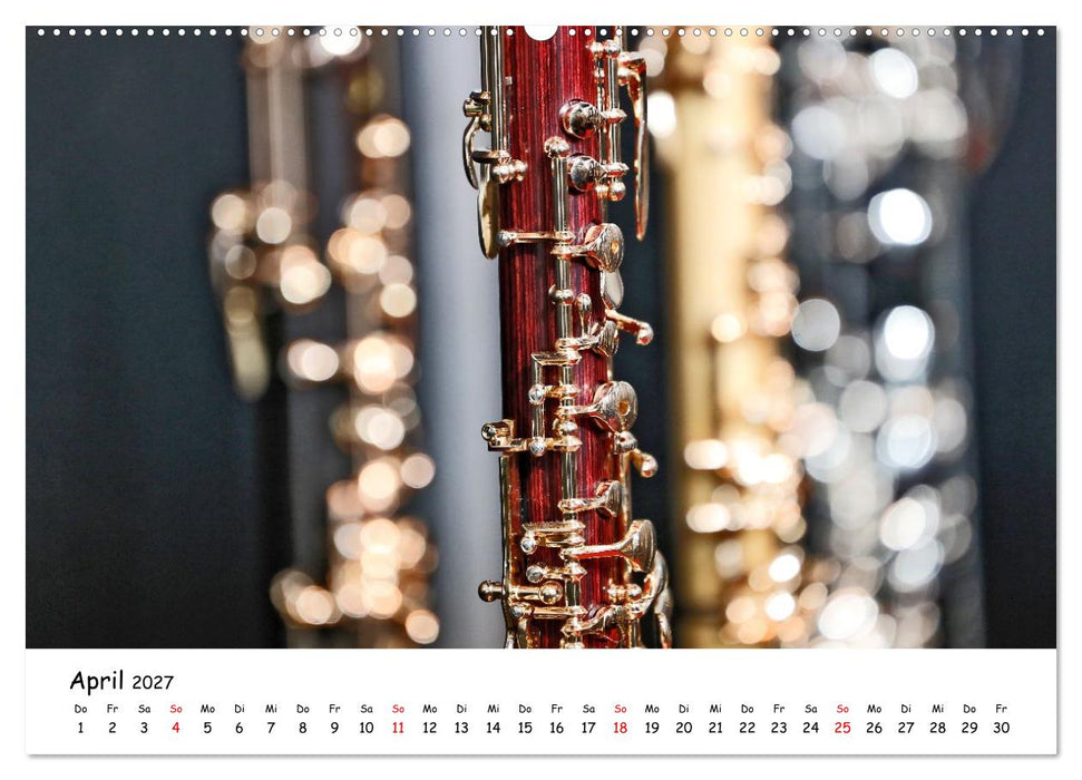Faszination Musikinstrumente (CALVENDO Wandkalender 2027)