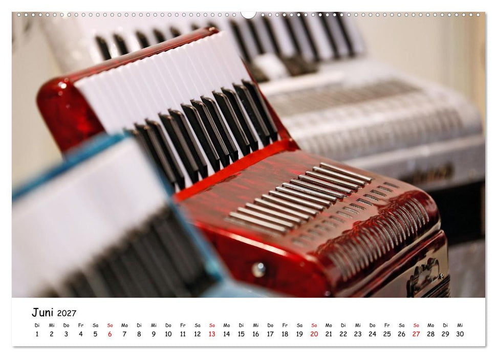 Faszination Musikinstrumente (CALVENDO Wandkalender 2027)