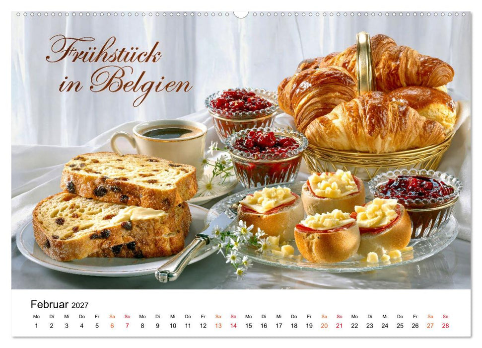 Frühstücksreise durch Europa (CALVENDO Premium Wandkalender 2027)