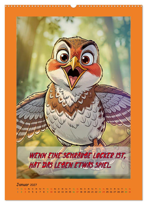 Frech wie Kuckuck (CALVENDO Premium Wandkalender 2027)