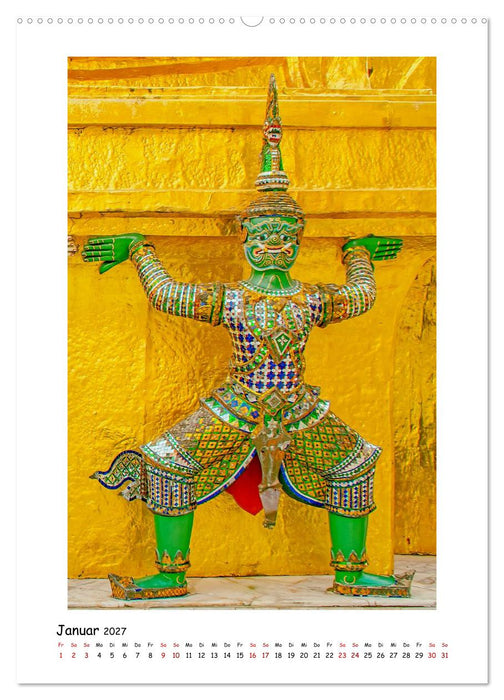 Grand Palace - berühmteste Sehenswürdigkeit Bangkoks (CALVENDO Premium Wandkalender 2027)