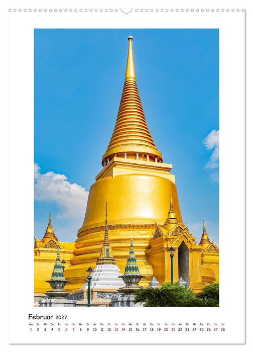 Grand Palace - berühmteste Sehenswürdigkeit Bangkoks (CALVENDO Premium Wandkalender 2027)