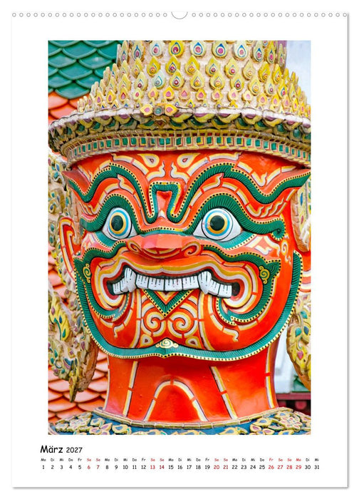 Grand Palace - berühmteste Sehenswürdigkeit Bangkoks (CALVENDO Premium Wandkalender 2027)
