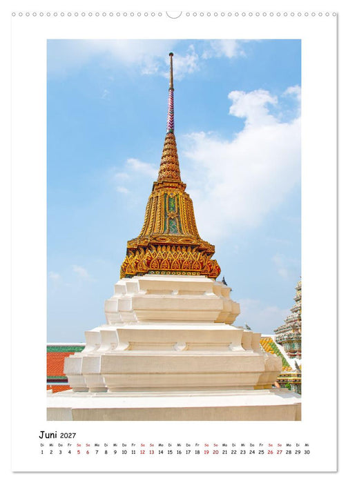 Grand Palace - berühmteste Sehenswürdigkeit Bangkoks (CALVENDO Premium Wandkalender 2027)