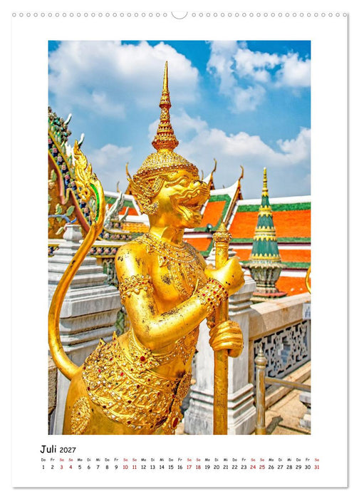 Grand Palace - berühmteste Sehenswürdigkeit Bangkoks (CALVENDO Premium Wandkalender 2027)