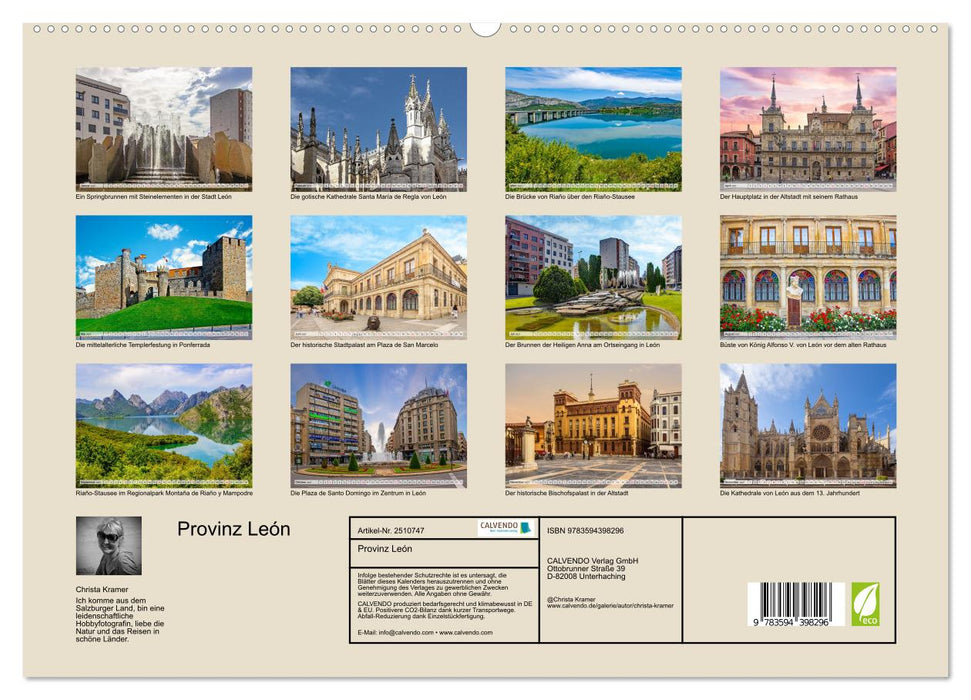 Provinz León (CALVENDO Premium Wandkalender 2027)
