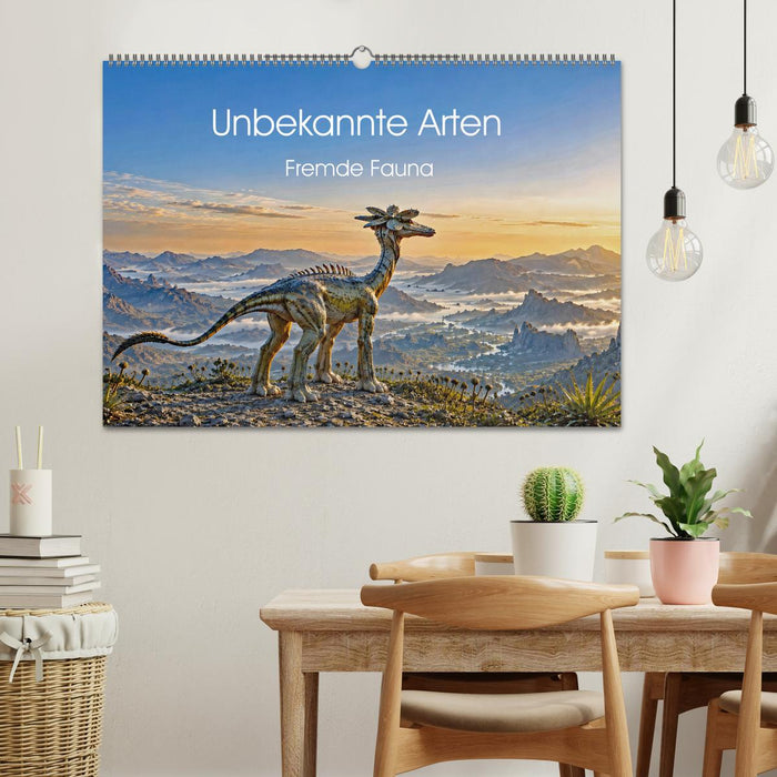 Unbekannte Arten – Fremde Fauna (CALVENDO Wandkalender 2027)